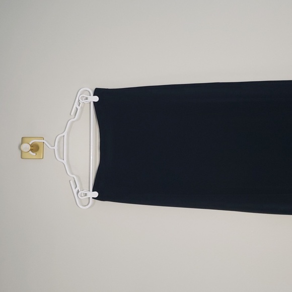 Chico's Travelers Black Maxi Skirt Large Stretchy Slinky Minimalist Office Work - Picture 5 of 11